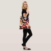 Abstraktes Licht: Einfache Textur Tasche (Am Model)