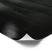 Abstraktes Licht im dunklen Ai-Kunstdesign Poster (Ecke)