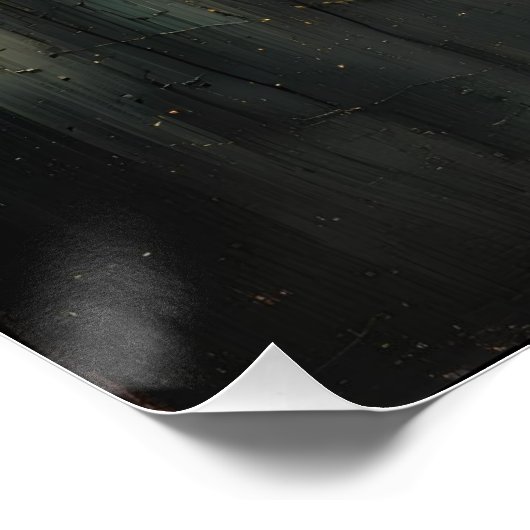 Abstraktes Licht im dunklen Ai-Kunstdesign Poster (Ecke)