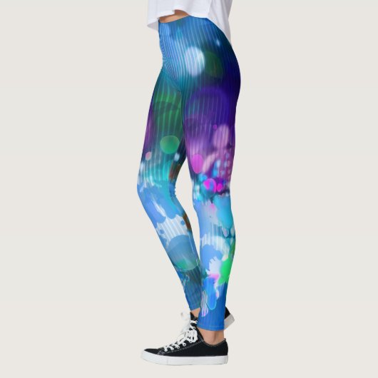 Abstraktes Licht Leggings (Links)