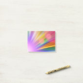 Abstraktes Licht Post-it Klebezettel (Auf Schreibtisch)