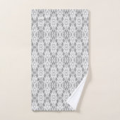 Abstraktes Lichtgeometrie-Muster Badhandtuch Set (Handtuch)