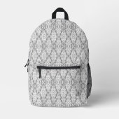Abstraktes Lichtgeometrie-Muster Bedruckter Rucksack (Vorderseite)