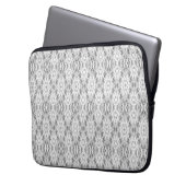 Abstraktes Lichtgeometrie-Muster Laptopschutzhülle (Vorderseite Links)