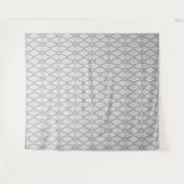Abstraktes Lichtgeometrie-Muster Wandteppich (Vorderseite (Horizontal))