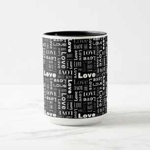 Abstraktes Liebestasse Tasse