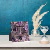 Abstraktes lila Amethyst Quartz, lila Granit Fotoplatte (InSitu)