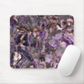 Abstraktes lila Amethyst Quartz, lila Granit Mousepad (Mit Mouse)