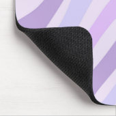 Abstraktes Lila blaues Groovy Stripe Liquid Muster Mousepad (Ecke)