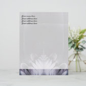 Abstraktes Lila Briefbogen (Stehend Vorderseite)
