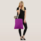 Abstraktes lila einfarbig tasche (Am Model)