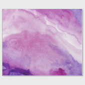 Abstraktes Lila Marmorwackelpapier Geschenkpapier (Flach)