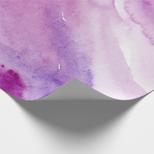 Abstraktes Lila Marmorwackelpapier Geschenkpapier (Ecke)