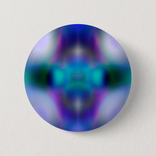 Abstraktes lila Muster Button (Vorderseite)