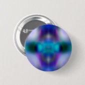 Abstraktes lila Muster Button (Vorne & Hinten)
