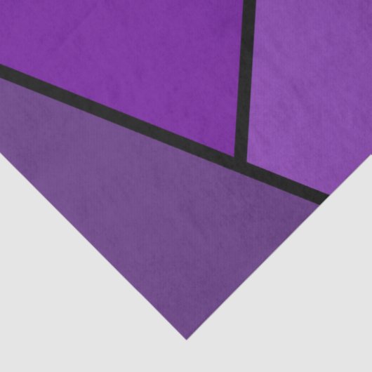 Abstraktes Lila Polygons-Gewebe Seidenpapier (Detail)