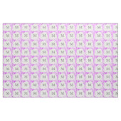 Abstraktes Lila Swirl Monogramm Stoff (Yard (91,4 cm))