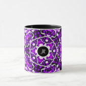 Abstraktes lila tasse (Zentrum)