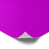 Abstraktes Lila und Blau 1007 Poster (Ecke)