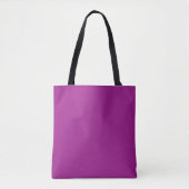 Abstraktes lila Volltonfarbe Tasche (Vorderseite)