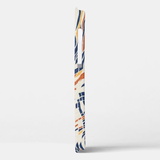 Abstraktes Line Geo, topographisch nahtlos Muster. Case-Mate iPhone Hülle (Rückseite / Links)