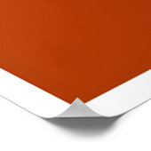 Abstraktes Linienzeichnungsplakat, Ovalform, Warm Poster (Ecke)