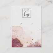 Abstraktes Logo-Display für die Wasserfarbenkette Visitenkarte (Vorderseite)