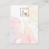 Abstraktes Logo-Display für die Wasserfarbenkette Visitenkarte (Vorderseite)