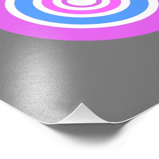 Abstraktes Logo Fotodruck (Ecke)