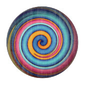 Abstraktes Lollipop-Glas Schneidebrett (Vorderseite)