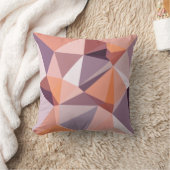 Abstraktes Low-Polygon Kissen (Decke)