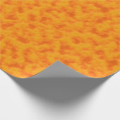 Abstraktes Mac N Cheese Geschenkpapier (Ecke)
