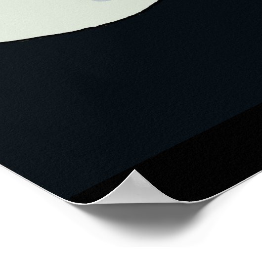 Abstraktes Mädchen auf Tablette 4 Poster (Ecke)