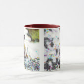 Abstraktes Mädchen aus USA-Bunnies! Tasse (Zentrum)