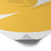 Abstraktes Mädchen Gesicht. schöne Frau. Fashion i Poster (Ecke)