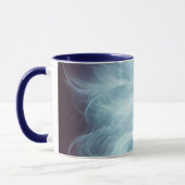 Abstraktes Mädchen mit Flower Hair Tasse (Links)