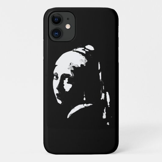 Abstraktes Mädchen mit Perlenohrring Case-Mate iPhone Hülle (Rückseite)