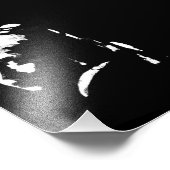 Abstraktes Mädchen mit Perlenverdienst Foto Erweit (Ecke)