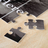 Abstraktes Mädchenporträt Landschaft Puzzle (Seite)