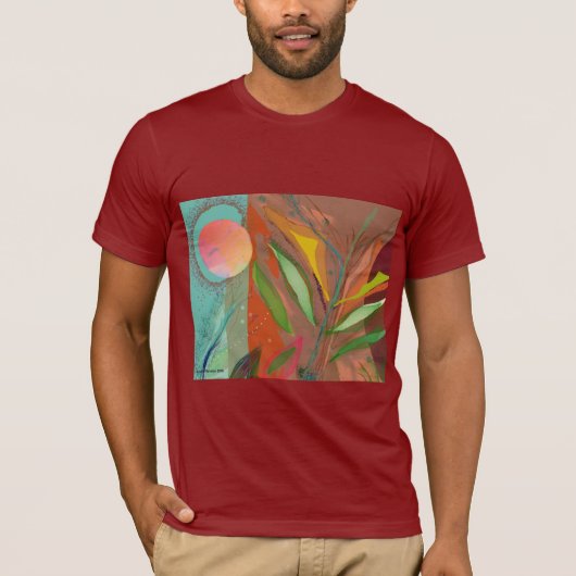 Abstraktes magisches TreeTee T-Shirt (Vorderseite)