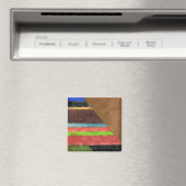 abstraktes Magnet "Chevrons" (In Situ (Geschirrspüler))