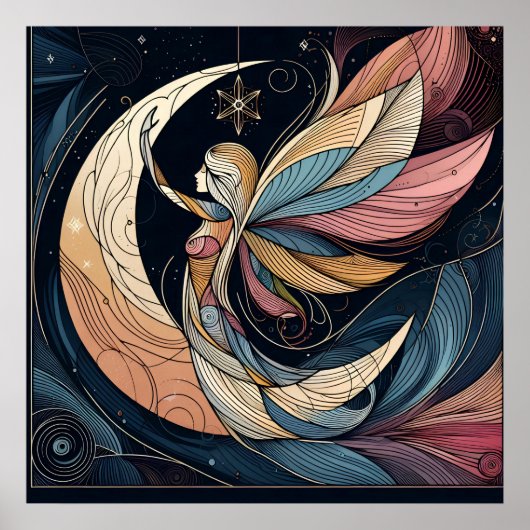 Abstraktes Mairy Art Poster (Vorne)