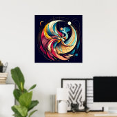Abstraktes Mairy Art Poster (Heimbüro)