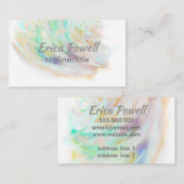 abstraktes Maldesign Visitenkarte (Vorne/Hinten)