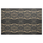 Abstraktes Malen aus schwarzem Gold Stoff (Fat Quarter (45,7 x 55,9 cm))