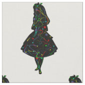 Abstraktes MalGirl Stoff (Nahaufnahme)