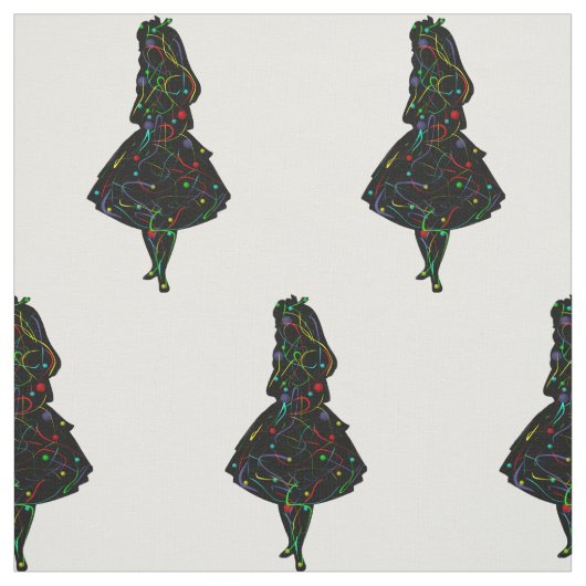 Abstraktes MalGirl Stoff (Muster)