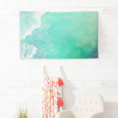 Abstraktes Malmuster in Rot Banner (Insitu)