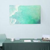 Abstraktes Malmuster in Rot Banner (Messeveranstaltung)