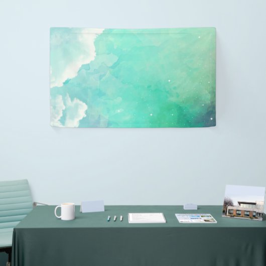 Abstraktes Malmuster in Rot Banner (Messeveranstaltung)